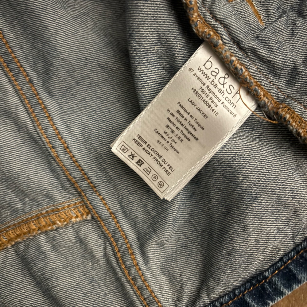 ba&sh Blue Jean Jacket - Picture 5 of 5